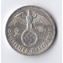 1938 - 2 Marchi argento  Paul von Hindenburg  Zecca J Spl+